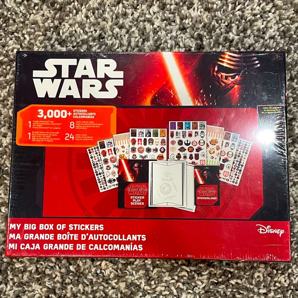 My Big Box Of Stickers Disney Star Wars The Force Awakens 3000 Stickers New Set